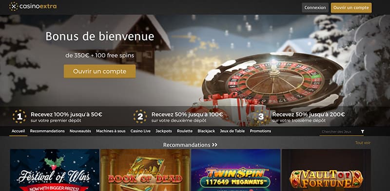 Casino Extra interface
